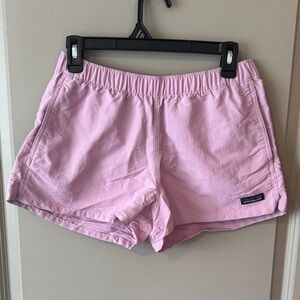Patagonia Women's Athletic Shorts in Light Pink